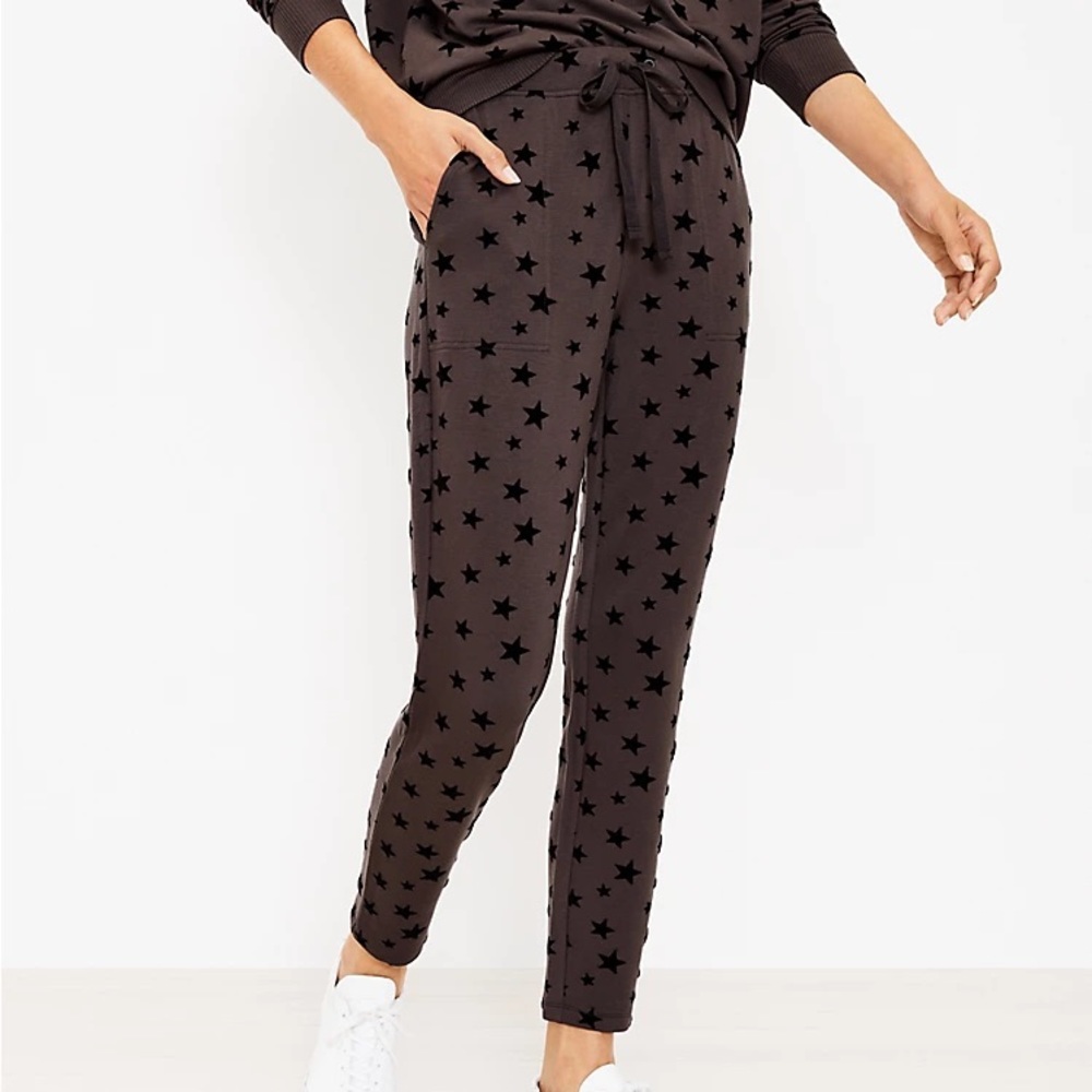 Petite Lou & Grey Velvet Star Signature Softblend Sweatpants